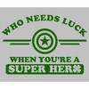 Women's Marvel St. Patrick's Day Captain America No Luck Needed T-Shirt - 2 of 4