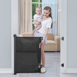 BabyBond Retractable Baby Gate for Stair and Doorway,33" Tall, 55" Wide - 1 of 4