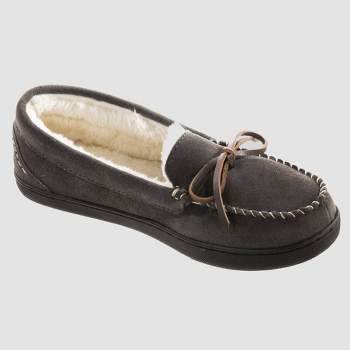 Isotoner Women's Genuine Suede Moccasin Slippers
