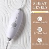 Air Layer Electric Mattress Pad Cover with 5 Heat Settings & 10 Hours Auto Off, Bed Warmer Washable Heating Mattress Pad - 3 of 4