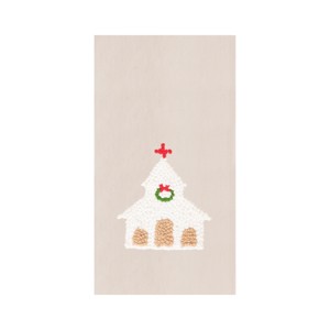 C&F Home Church French Knot Flour Sack Kitchen Towel - 1 of 2