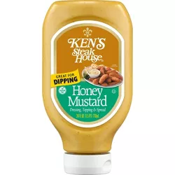 Ken's Steak House Honey Mustard Dressing, Topping & Spread - 24fl oz