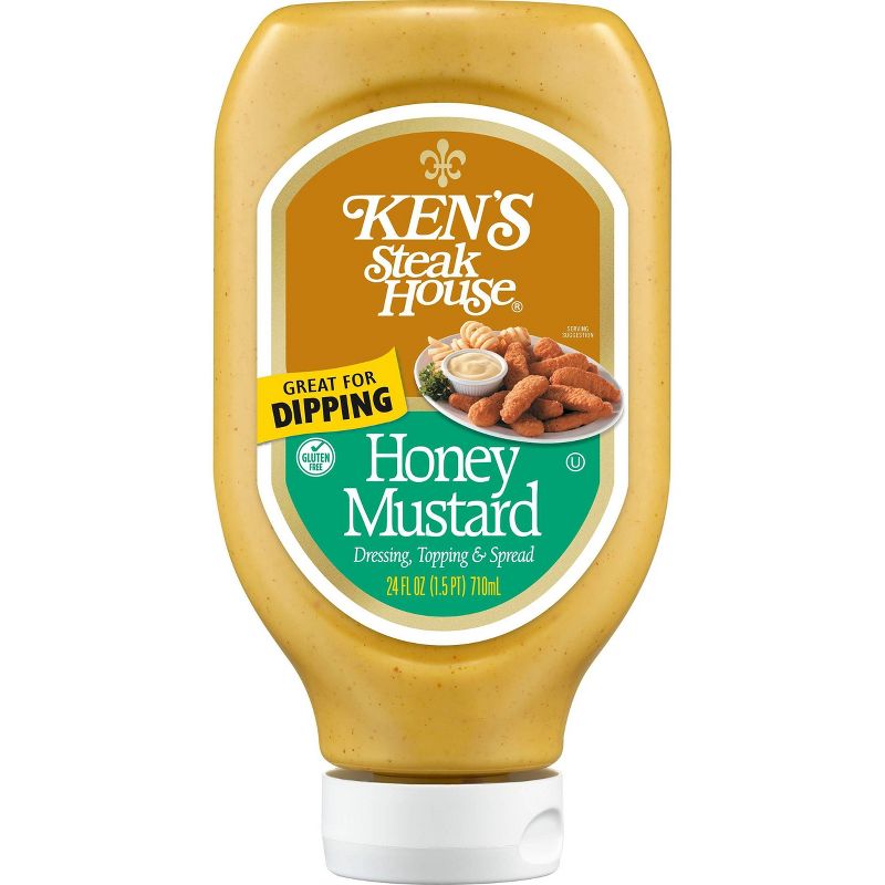 Ken&#39;s Steak House Honey Mustard Dressing, Topping &#38; Spread - 24fl oz, 1 of 10