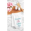 C&F Home "Kiss My Cotton Tail" Easter Bunny Rabbits Embroidered Cotton Flour Sack Kitchen Dishtowel - 4 of 4
