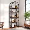 NicBex Bookshelf with Display Shelves & Metal Frame Bookcases for Living Room Home Office - 2 of 4