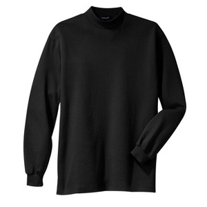 Mafoose Men's Casual Long Sleeve Interlock Knit Coller Mock Turtleneck Sweaters - 1 of 4