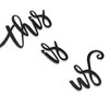This Is Us Metal Wall Art - 3-Piece Family Home Living Room Decor - 3 of 3