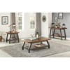 Holverson Wood End Table in Rustic Brown and Gunmetal - Lexicon - 4 of 4