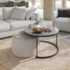 Racxily Round Coffee Table Set ¨C Modern and Versatile Tables for Stylish Living Rooms - 4 of 4