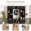 Lycvki 79.1''W. Modern 4-in-1 Entryway Hall Tree with Shoe Storage and Adjustable Shelf - 4 of 4