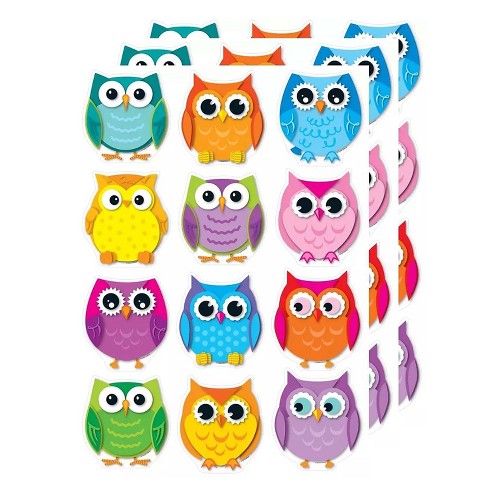 Carson-dellosa Carson Dellosa Education Colorful Owls Cut-outs 36 Per ...