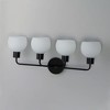 Maxim Lighting Coraline 4 - Light Vanity in  Black - 3 of 4
