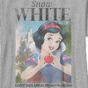 Boy's Snow White and the Seven Dwarves Don't Take Apples From Strangers Poster T-Shirt - 2 of 4