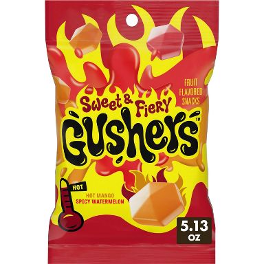 Fruit Gushers Sweet & Fiery Candy - 5.13oz