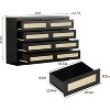 Acekool Rattan 8-Drawer Dresser, Wide Double Chest for Bedroom, TV Stand, Entryway, or Living Room - 2 of 4