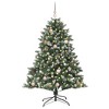 vidaXL Artificial Christmas Tree with Stand Green 105 x 105 x 150 cm - 3 of 4