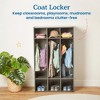 ECR4Kids Streamline 3-Section Coat Locker - 3 of 4