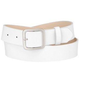 Allegra K Women Pin Buckle Belt Soft Wide Waist Belt Casual Dresses Jeans Pants 1 Pc - 1 of 4