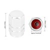Unique Bargains Car Aluminium Alloy Dustproof Hexagon Shape Wheel Valve Caps 4 Pcs - 4 of 4