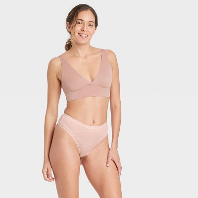 Women's High-Waist Thong - Auden™ Light Pink XS
