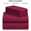 LuxClub 4-7 PC Silky Soft Cooling Deep Pocket Performance Sheet Set - 4 of 4