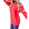 Women's Heart on Your Sleeve Pullover Sweater - And The Why - 2 of 3