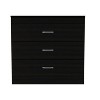 NicBex 3-Drawer Compact Modern Dresser Wood Finish, Stacked Drawers for Ample Storage, Metal Handles for Versatile Home Spaces - 2 of 4