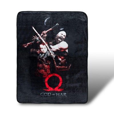Just Funky Kratos and Son God of War Lightweight Fleece Throw Blanket | 45 x 60 Inches