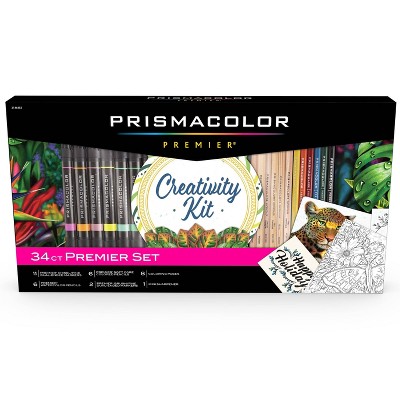 Prismacolor Premier 34pc Marker and Colored Pencil Art Creativity Kit