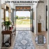 Area Rugs for Living Room - Machine Washable, Non-Slip, Stain Resistant, Soft Boho Vintage, Low Pile Thin Carpet - 4 of 4