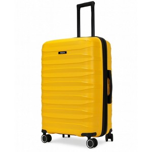 World Traveler Dejuno Motley 24-Inch Lightweight Hardside Expandable Spinner Luggage - 1 of 3