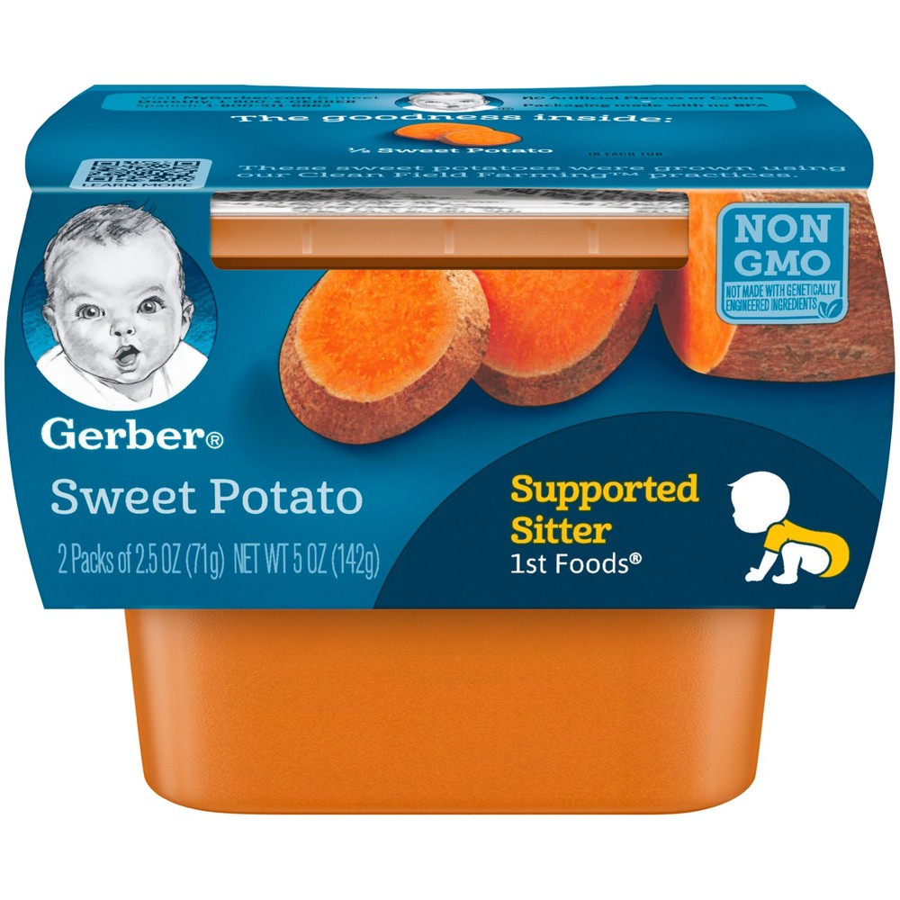 UPC 015000071189 product image for Gerber 1st Foods Sweet Potato Baby Food - 2.5oz (2ct) | upcitemdb.com