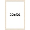 PosterPalooza | 22x34 Wide Barnwood Picture Frame, UV Acrylic, 6 Finishes - Grey, Brown, White, and Black - 2 of 4