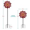 Cyan Oasis 83-Inch Northern Cardinal Wind Spinner - 4 of 4