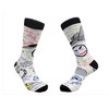 School Notebook Nostalgia Doodle Socks from the Sock Panda (Men's Sizes Adult Large) - 2 of 4