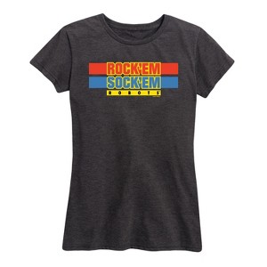 Women's - Rock 'Em Sock 'Em Robots - Worlds Only Boxing Robots Short Sleeve Graphic T-Shirt - 1 of 4