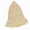Anna-Kaci Women's Woven Bucket Hat with Soft Frayed Brim and Lightweight Straw Texture - 4 of 4