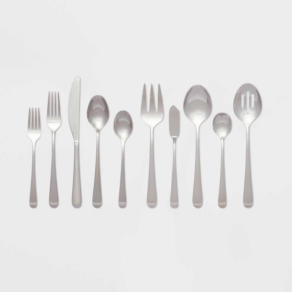45pc Harrington Flatware Set Silver - Threshold™