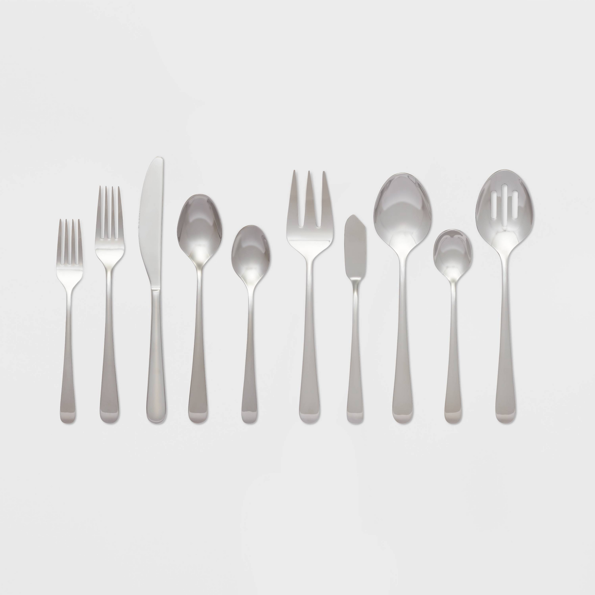 45pc Harrington Flatware Set Silver - Threshold™