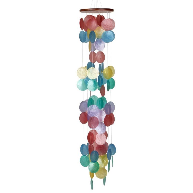 Woodstock Wind Chimes Asli Arts® Collection, Capiz Waterfall, 40'' Wind Chime, 4 of 8