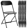 MAYEERTY 4 Piece Folding Chair Indoor Outdoor Portable Stackable - 2 of 4