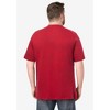 KingSize Men's Big & Tall Shrink-Less Lightweight Henley T-Shirt - 3 of 4