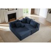 103''Modular Corduroy L-Shaped Sectional Sofa with Deep Seat, No Assembly Required - 4 of 4