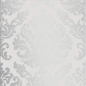 Antique Gris Grey Damask Paste the Wall Wallpaper
