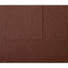 Brooklyn Loom 3pc King Flax Linen Comforter Set Brown - 4 of 4