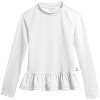 City Threads USA-Made Swim Peplum UPF 50+ Long Sleeve Girls Rashguard Tee - 2 of 4