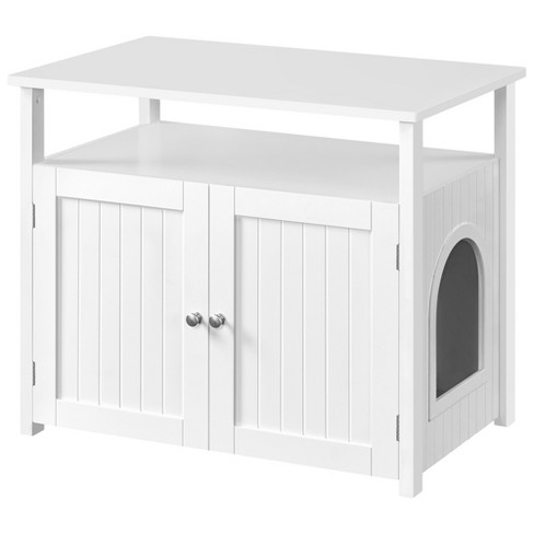 Yaheetech Pet Litter Box Enclosure With Storage Shelf : Target