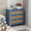 NicBex Wide 3-Drawer Dresser,Modern Dressers for Bedroom,Chest of Drawers for Living Room,Kids Room,Hallway,American Style - 2 of 4