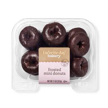 Chocolate Mini Donuts - 11oz - Favorite Day™