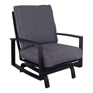 Courtyard Casual Santorini High Motion Chair  with Envelop back Cushion  Alum frame in powder coating - 1 of 2
